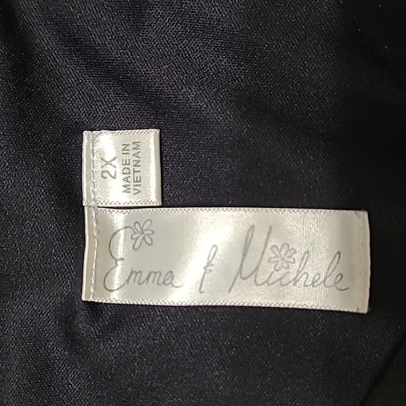 Emma & Michele Colorful Chevron Patterned Sleeveless Maxi Dress size 2X - Picture 4 of 8